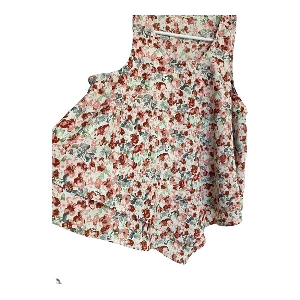 HOLLISTER Layered Ruffle Floral Top - Picture 2 of 4